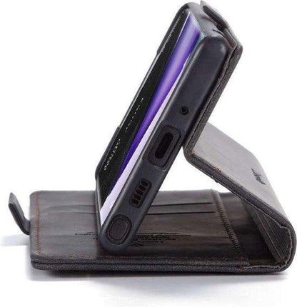 Samsung Galaxy Note20 Hoesje - Zwart - Dunne Bookcase