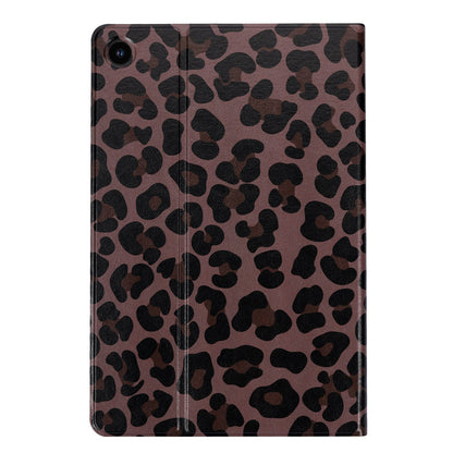 Samsung Galaxy Tab A9 Plus Tablet-Hülle - Leopard - Luxus Print-Klapphülle