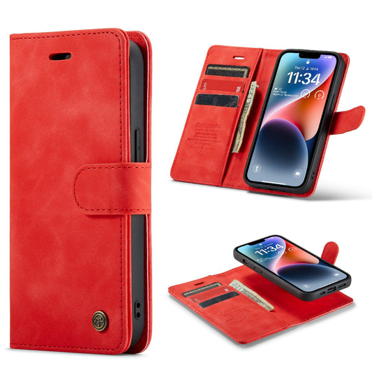 Apple iPhone 15 Plus Hoesje - Crimson Red - 2 in 1 Bookcase