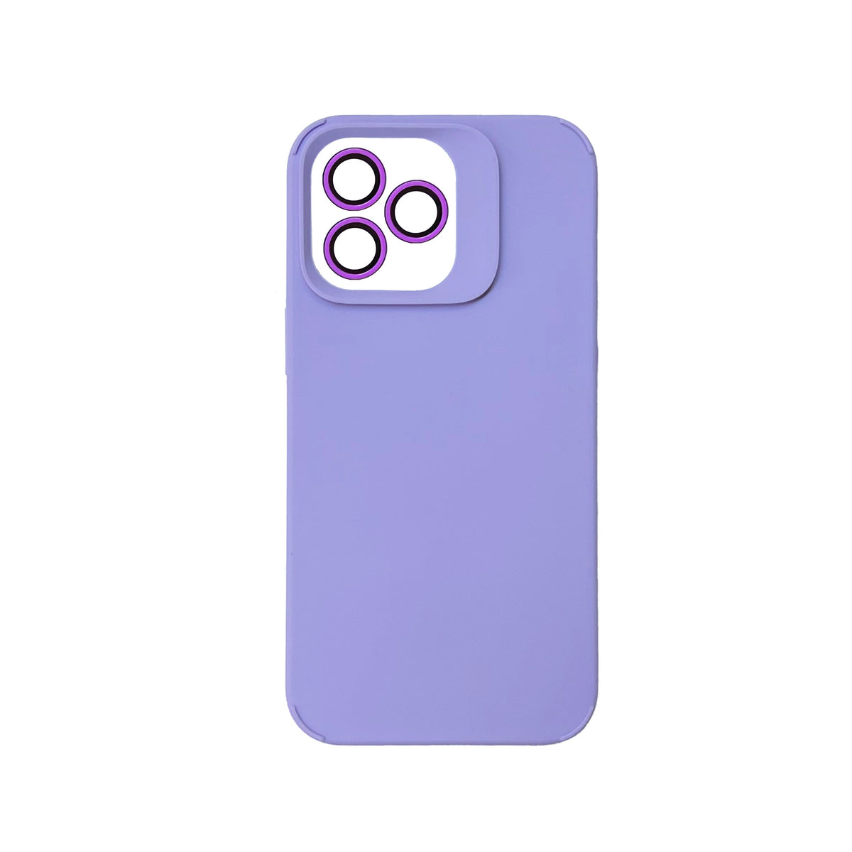 Apple iPhone 15 Pro Hülle - Lila - Liquid Silikon Backcover mit Kameraschutz