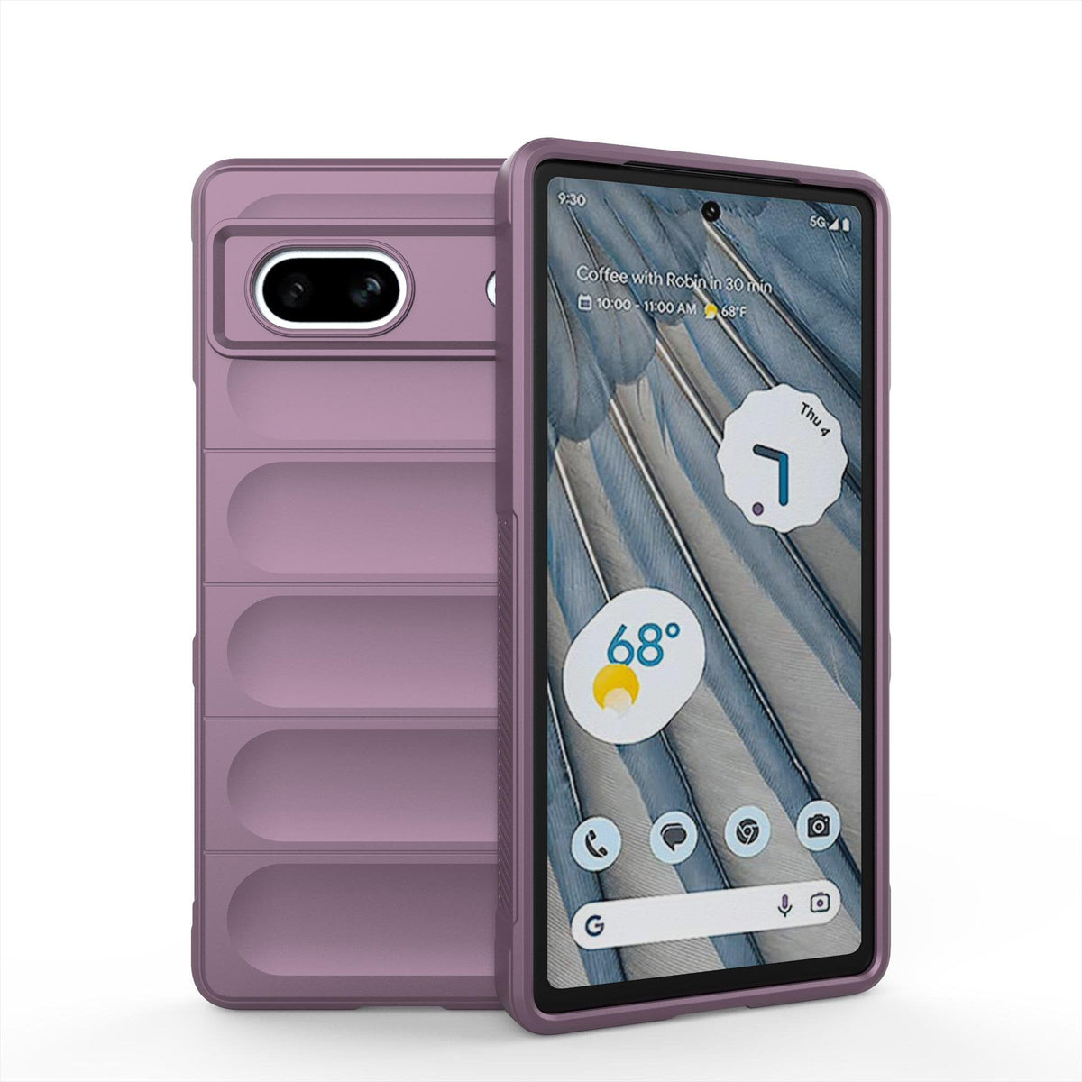 Google Pixel 7A Hoesje - Purple - Siliconen Back Cover