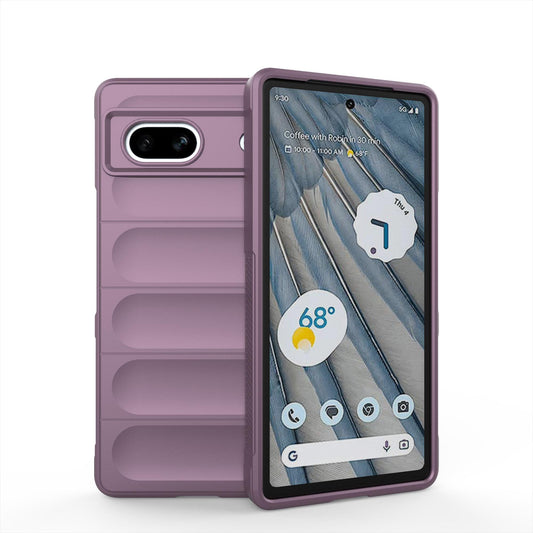Google Pixel 7A Hoesje - Purple - Siliconen Back Cover