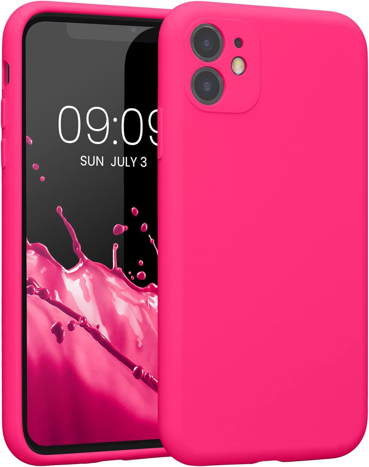 iPhone 11 Case - Pink - Liquid Silicone Back Cover
