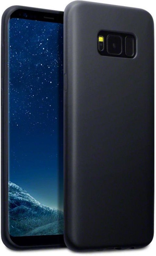Samsung Galaxy S8+ Hoesje - Zwart - Siliconen Back Cover