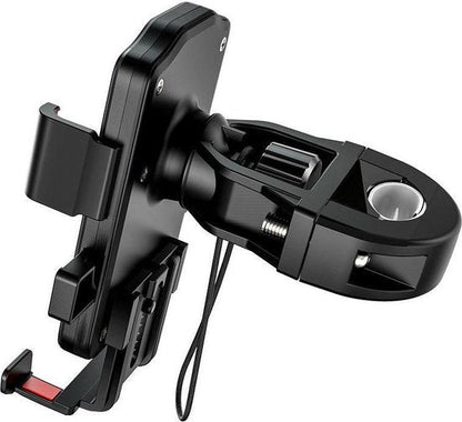 Hoco Motorcycle Phone Holder - Universal Holder for Bicycle, Kick Scooter, Pushchair and Scooter