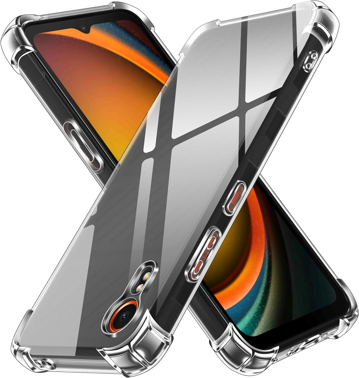 Samsung Galaxy XCover 7 Hoesje - Transparant - Anti-Shock Back Cover
