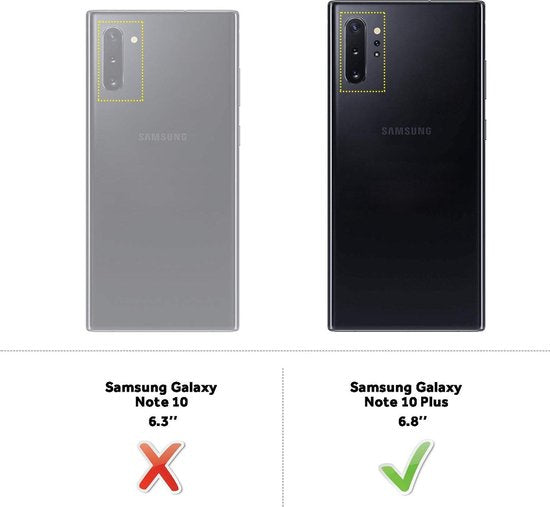 Samsung Galaxy Note 10 Plus Case - Clear - Silicone Back Cover