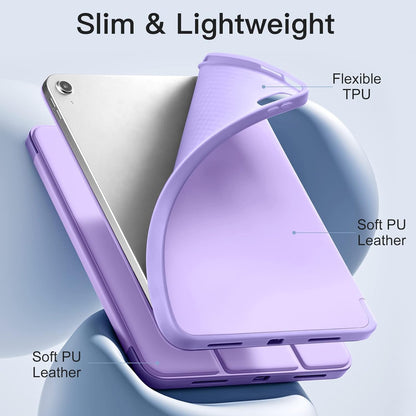 iPad A16 Tablethoes - Paars - Pen Slot Smart Cover