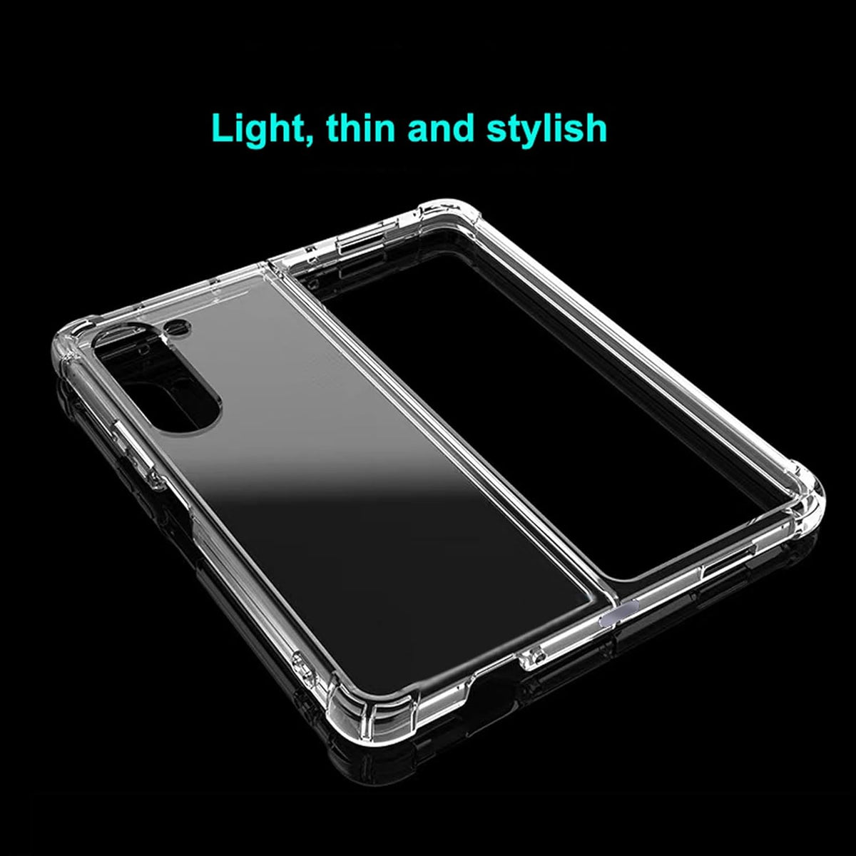 Samsung Galaxy Z Fold6 Hoesje - Transparant - Anti-Shock Back Cover