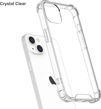 iPhone 14 Hoesje - Transparant - Anti-Shock Back Cover
