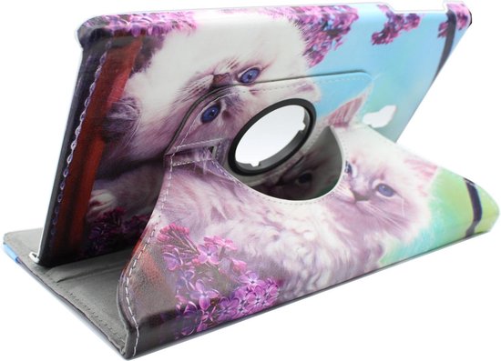 Samsung Galaxy Tab S6 Lite Tablet Case - Cats - Rotating Folio Case