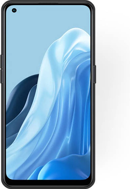 Oppo Reno 7 4G Hoesje - Zwart - Siliconen Back Cover