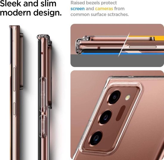 Samsung Galaxy Note20 Ultra Hoesje - Transparant - Siliconen Back Cover