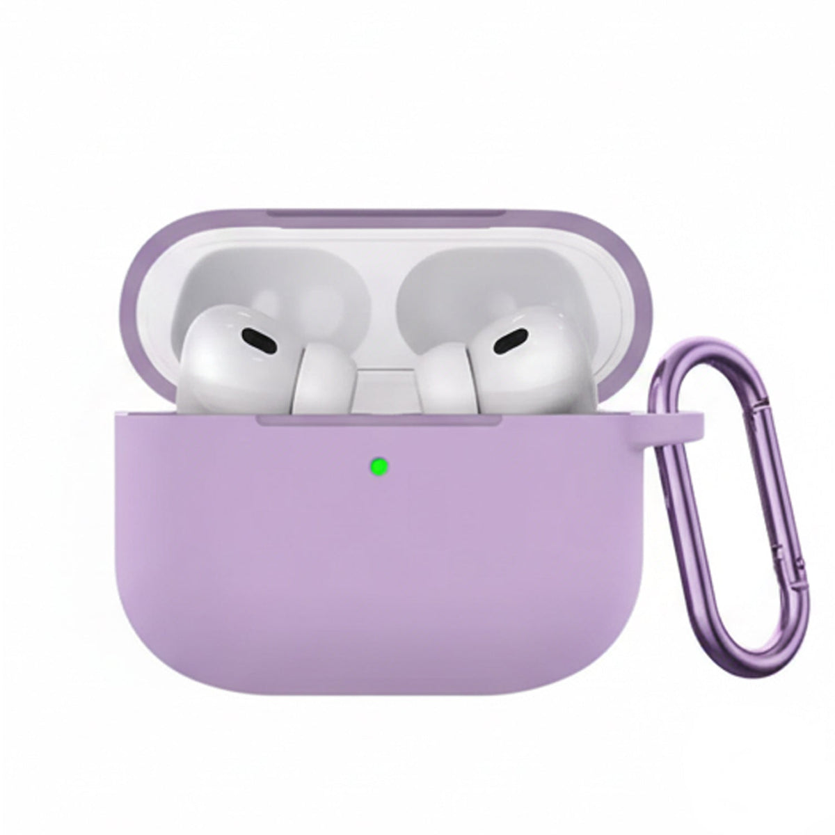 Apple AirPods Pro 2 Hoesje - Liquid Siliconen - Lila