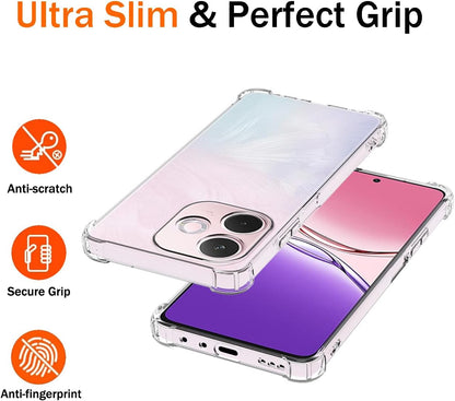 Oppo A5 Pro 5G Hoesje - Transparant - Anti-Shock Back Cover