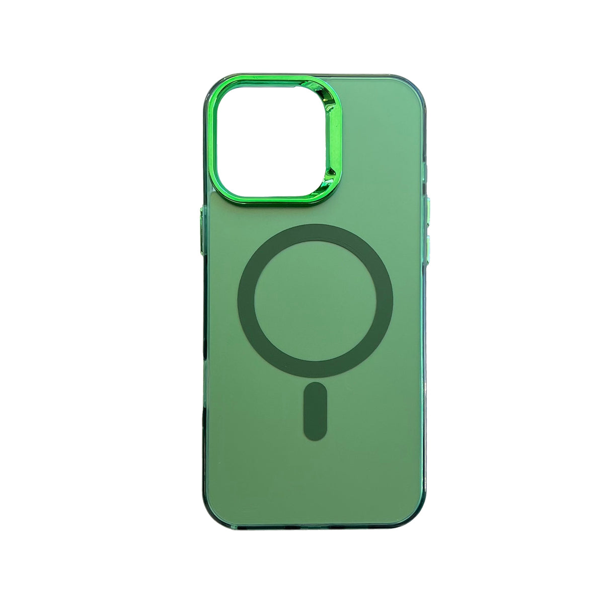 Apple iPhone 16 Pro Max Hoesje - Groen - Fusion Armor MagSafe Back Cover