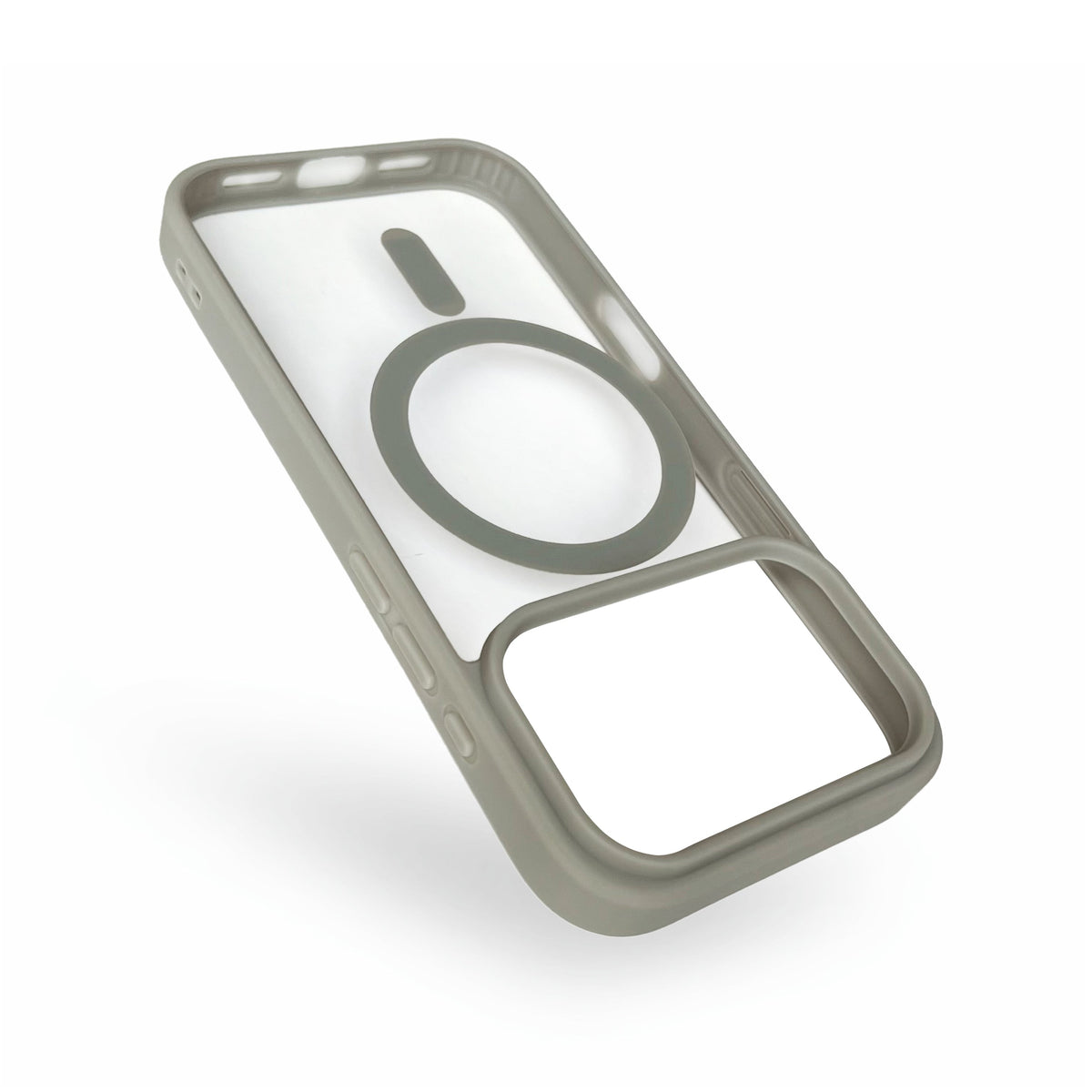 Apple iPhone 17 Pro Hülle - Grau - Bumper-MagSafe-Backcover