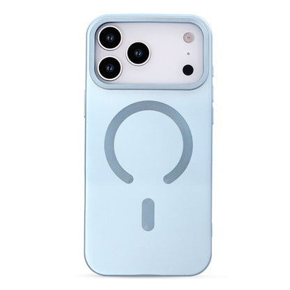 Apple iPhone 17 Pro Case - Light Blue - Matte Silicone MagSafe Back Cover