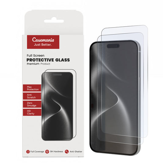 Apple iPhone 17 Screenprotector - Full Cover - 2 Stuks