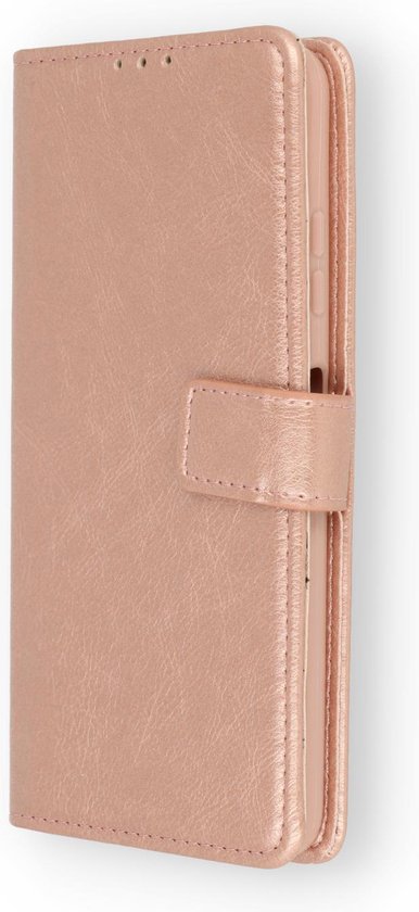 OPPO A16 Hoesje - Roségoud - Bookcase