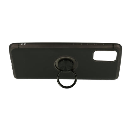 Samsung Galaxy S20 Ultra Hoesje - Zwart - Siliconen Ring Kickstand Back Cover