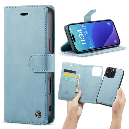 Apple iPhone 16 Pro Max Case - Aqua Blue - 2-in-1 Wallet Case
