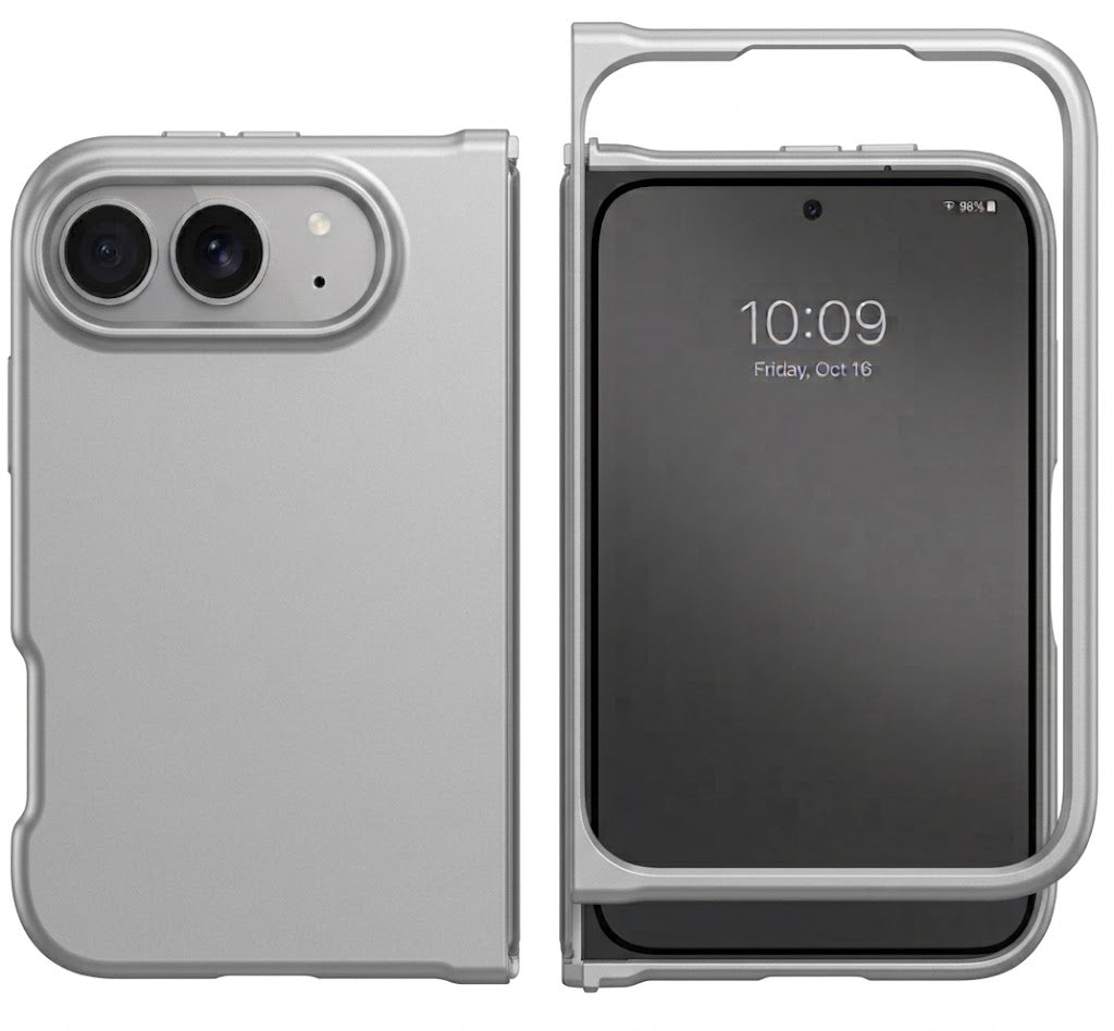 Apple iPhone Duo Hoesje - Zilver - Hardcase Back Cover met Schermrand