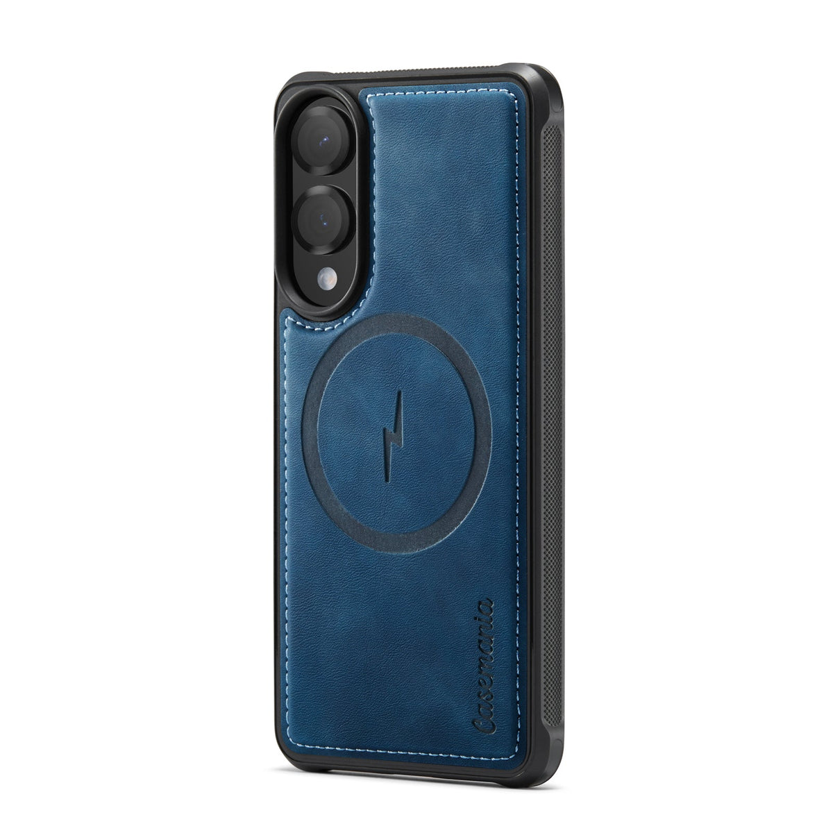 Samsung Galaxy S25 Edge Hoesje - Navy Blue - Luxe 2 in 1 MagSafe Bookcase