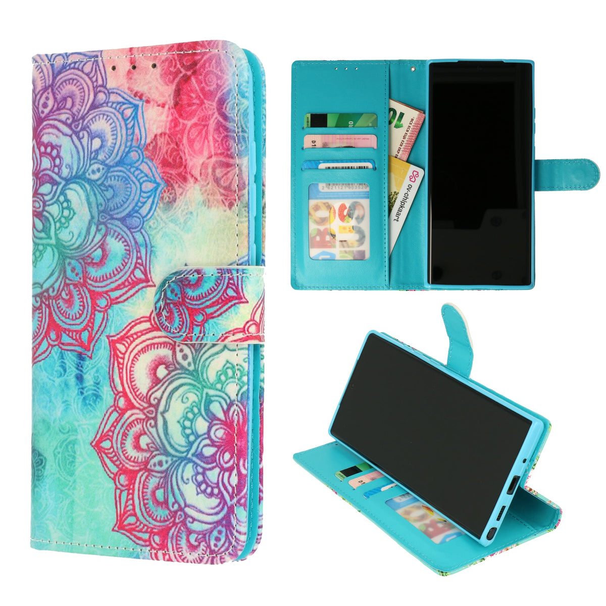 Oppo A98 Hoesje - Mandala - Print Bookcase