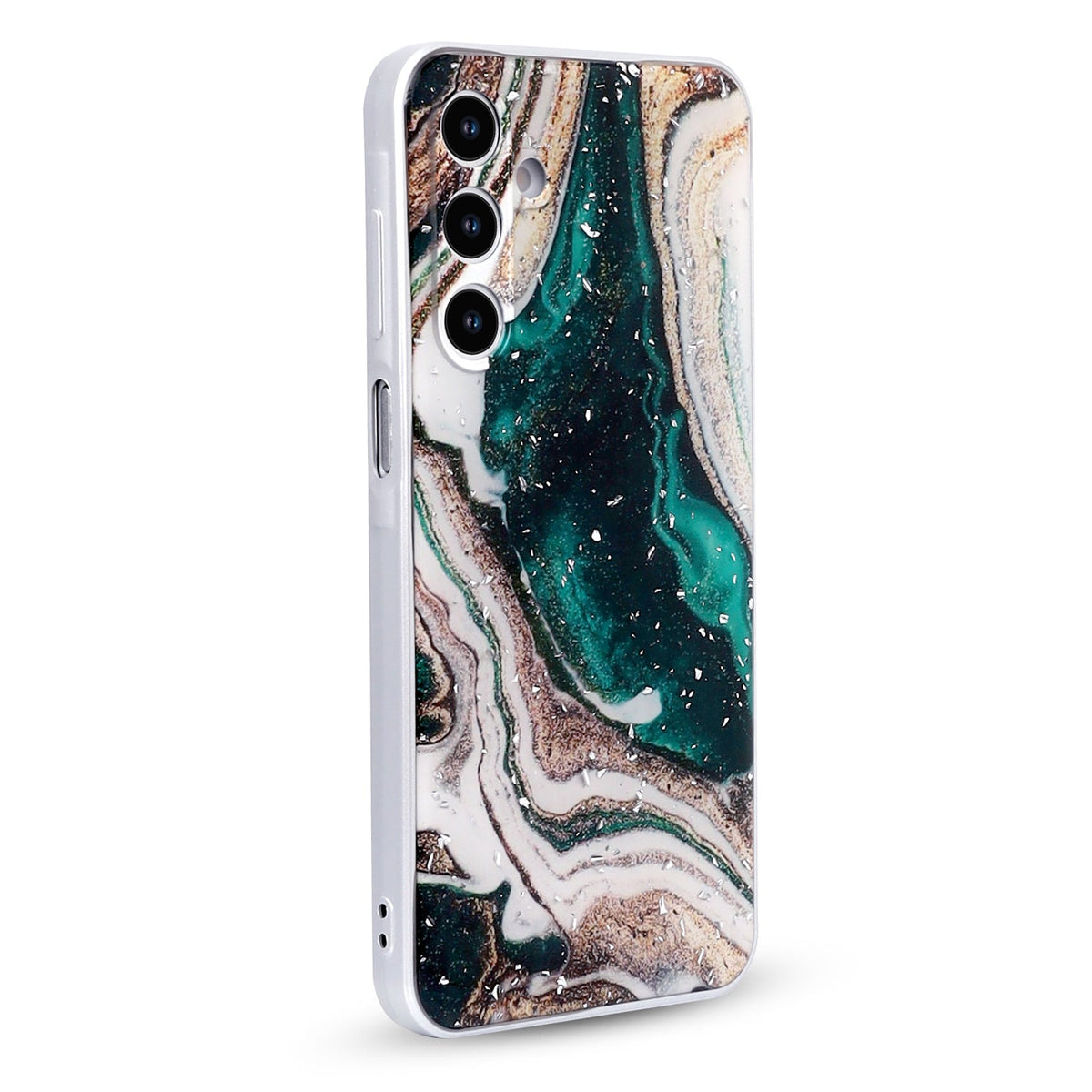 Samsung Galaxy A16 Hoesje - Groen - Marmer Back Cover