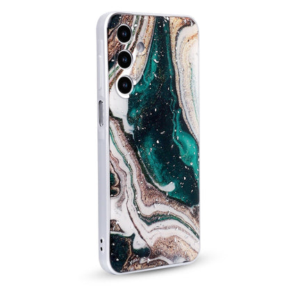 Samsung Galaxy A16 Hoesje - Groen - Marmer Back Cover