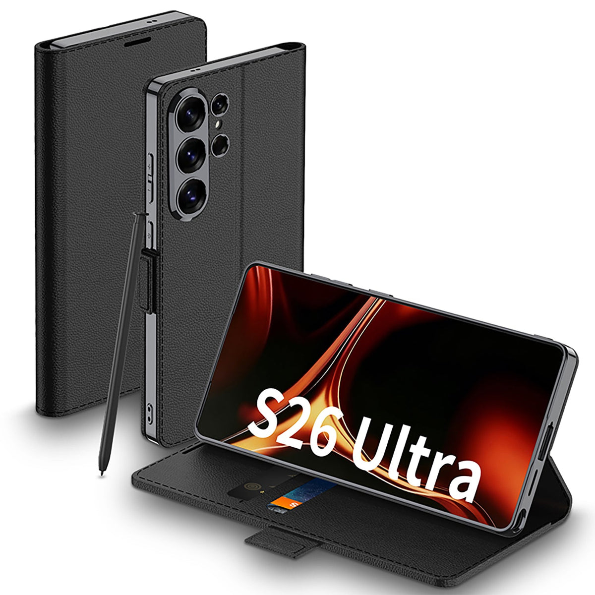 Coque Samsung Galaxy S26 Ultra - Noir - Nouveau design, étui arrière fin