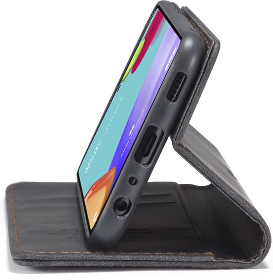 Samsung Galaxy A52 & A52S Hoesje - Charcoal Gray - Bookcase