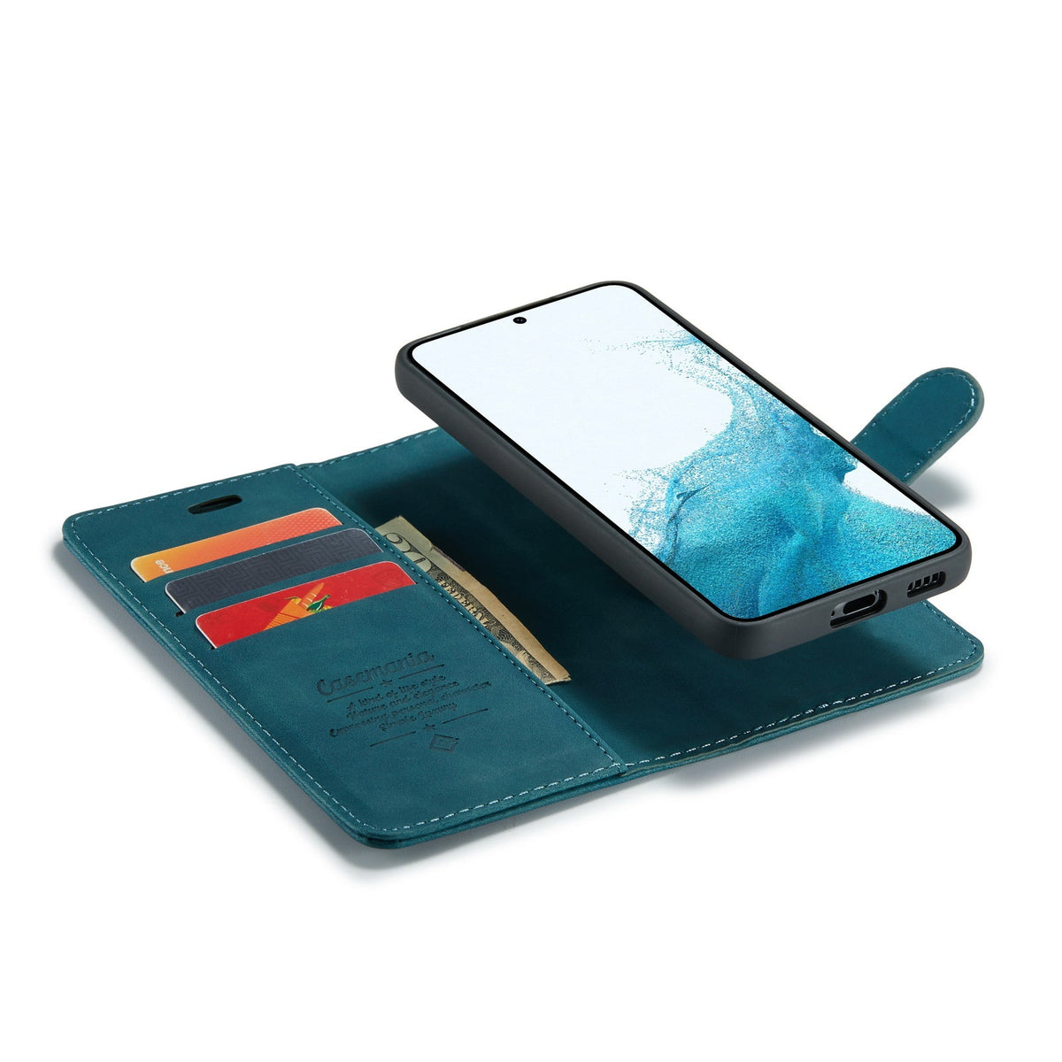 Samsung Galaxy S25 FE Hoesje - Emerald Green - 2 in 1 Bookcase