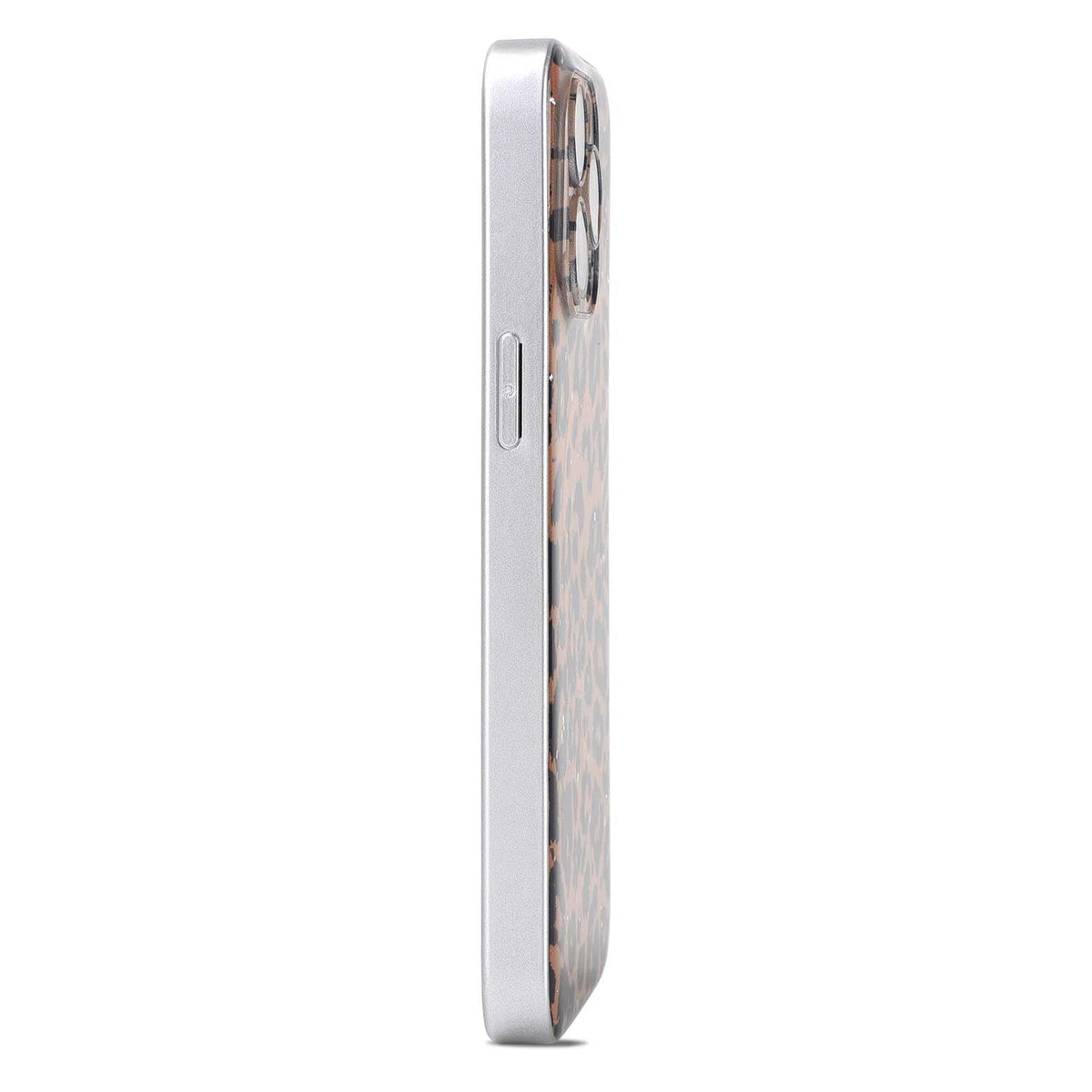 Apple iPhone 15 Pro Hoesje - Orange - Glitter MagSafe Back Cover