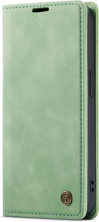 Apple iPhone 14 Pro Max Hoesje - Pistache Green - Dunne Bookcase