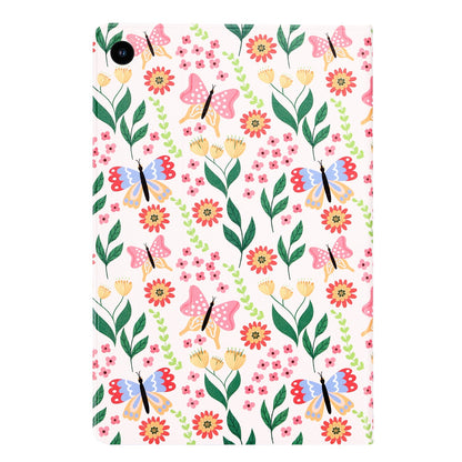 Samsung Galaxy Tab A11 Plus Tablethoes - Bloemen - Smart Cover