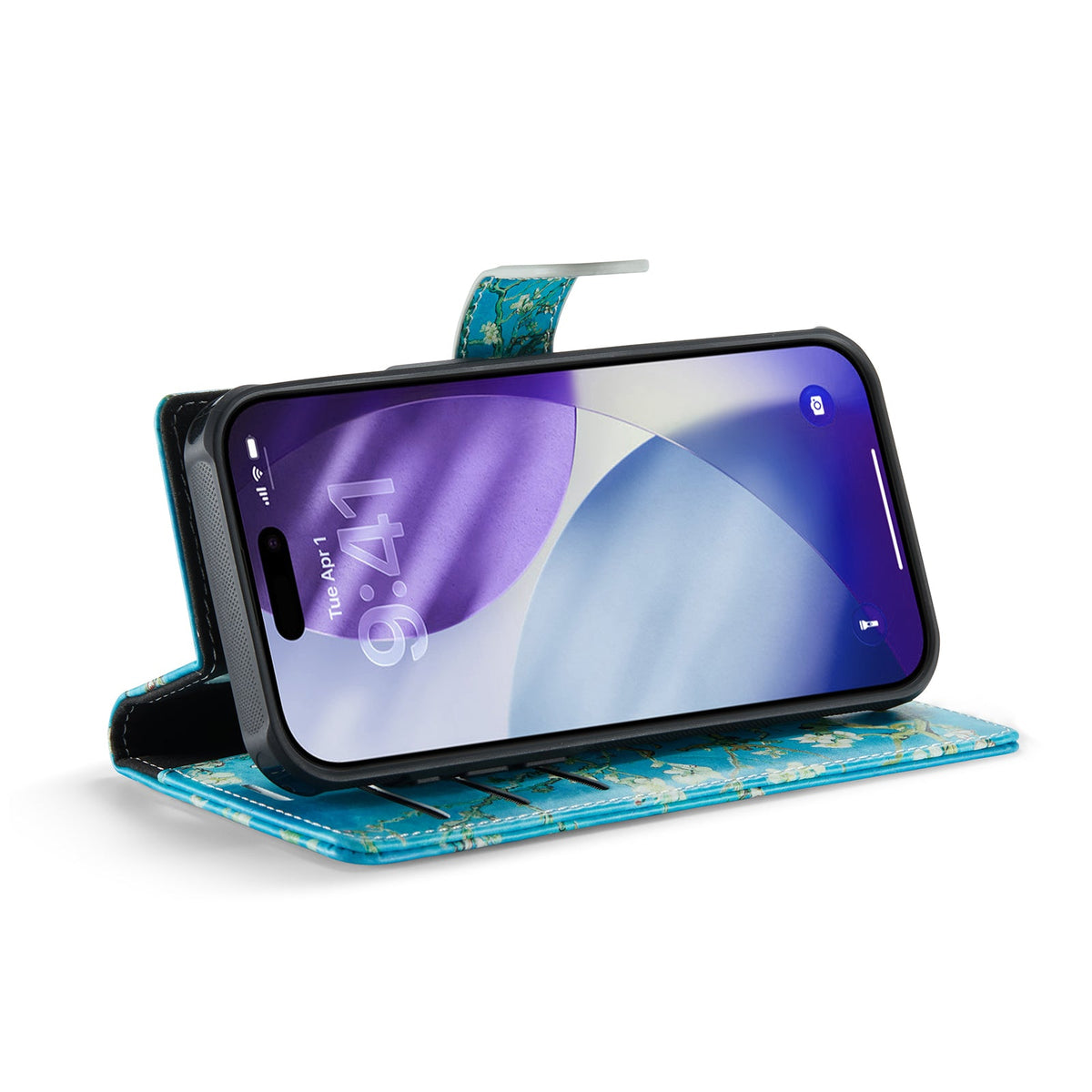 Apple iPhone 17 Pro Hoesje - Amandelbloesem - 2 in 1 MagSafe Bookcase