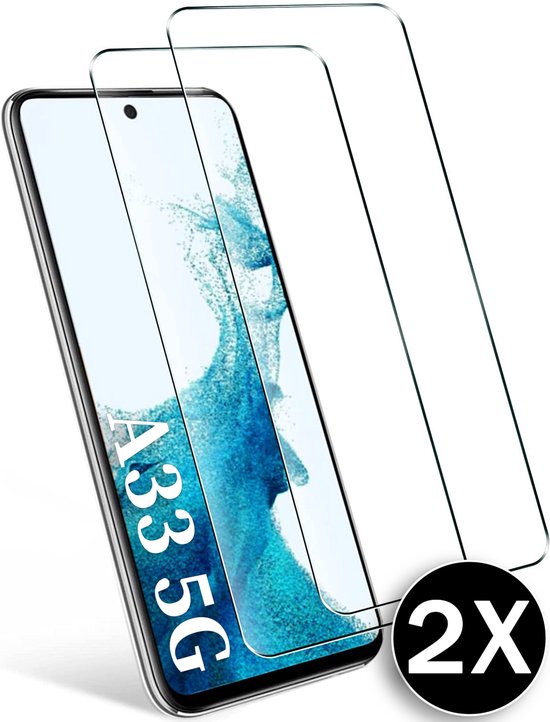 Samsung Galaxy A33 5G Screenprotector - Tempered Glass - 2 Stuks
