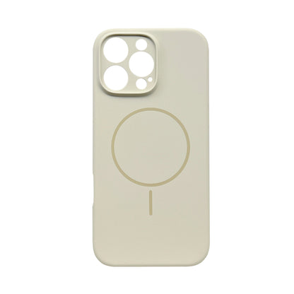 Apple iPhone 16 Pro Hülle - Beige - Liquid-Silikon-MagSafe-Backcover