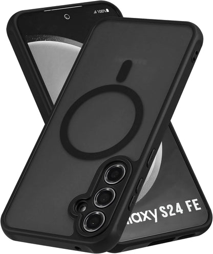 Samsung Galaxy S24 FE Hoesje - Zwart - Matte Armor MagSafe Back Cover