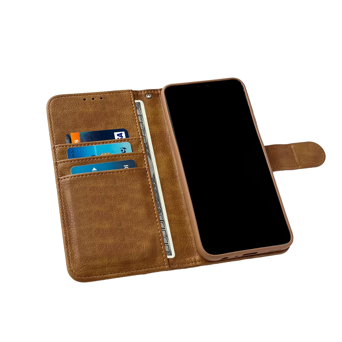 Samsung Galaxy S25 Edge Hoesje - Bruin - Bookcase