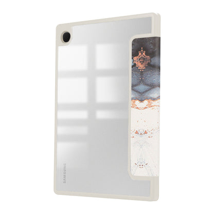 Samsung Galaxy Tab A8 Tablet Case - Marble White - Smart Cover