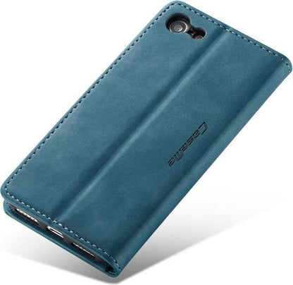 Apple iPhone 7 Hülle - Emerald Green - Schlanke Klapphülle mit Kartenfach