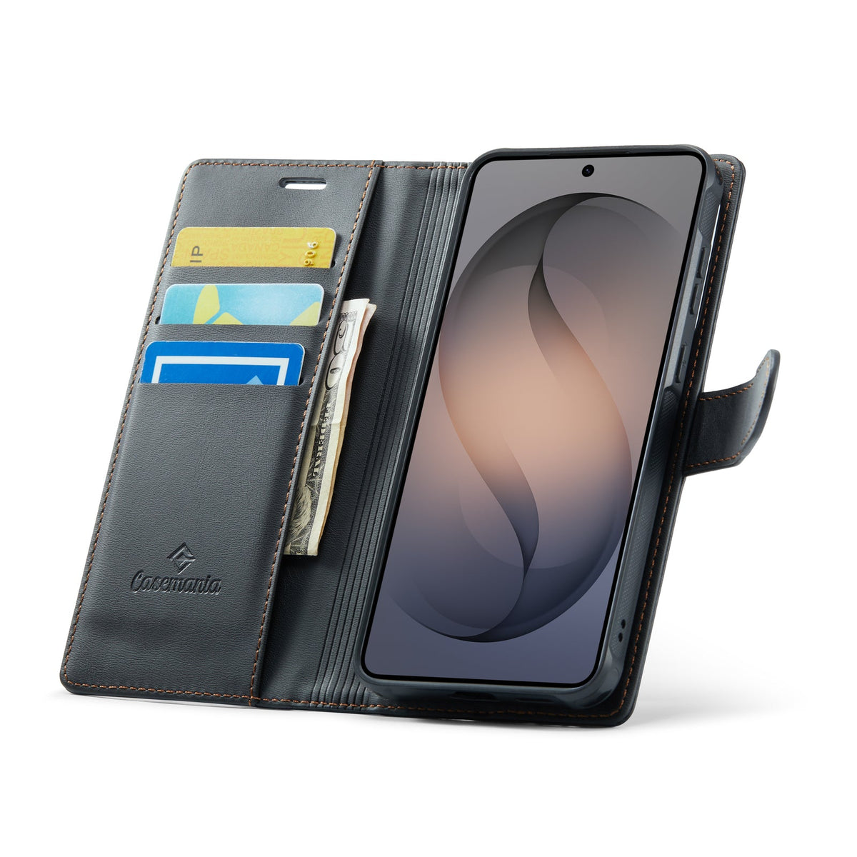 Samsung Galaxy S26 FE Hoesje - Charcoal Gray - 2 in 1 Bookcase