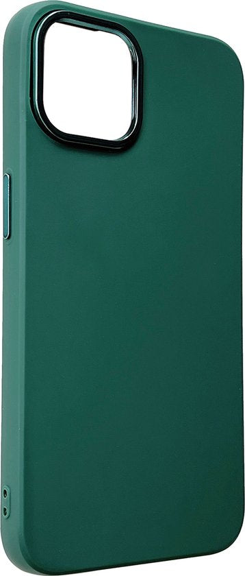 Apple iPhone 14 Hoesje - Groen - Siliconen Back Cover