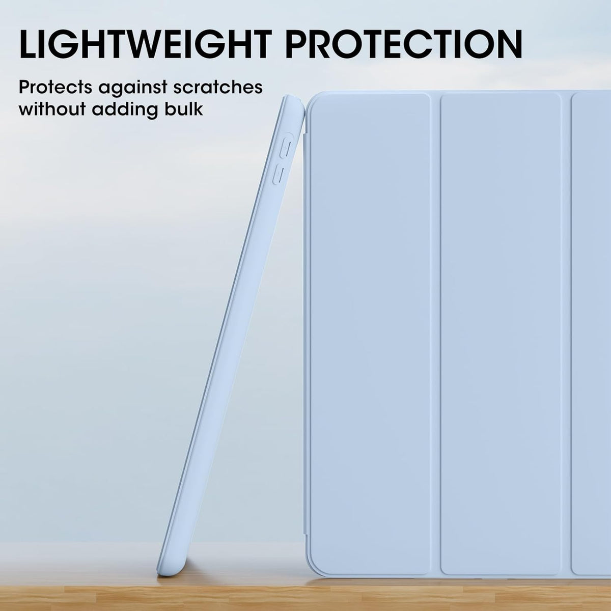 Apple iPad 7 10.2 (2019) Tablethoes - Licht Blauw - Smart Cover