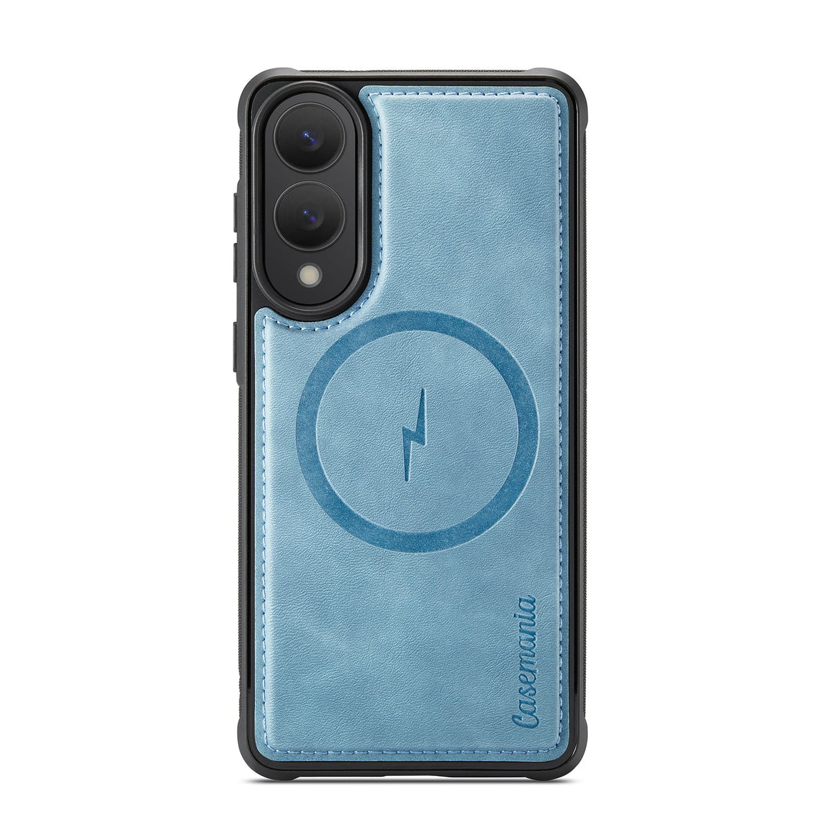 Samsung Galaxy S25 Edge Hoesje - Aqua Blue - Luxe 2 in 1 MagSafe Bookcase
