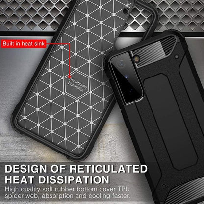 Samsung Galaxy S21 Hoesje - Zwart - Armor Back Cover