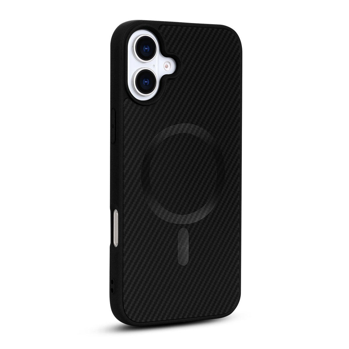 Apple iPhone 16 Plus Hülle - Schwarz - Carbon-MagSafe-Backcover